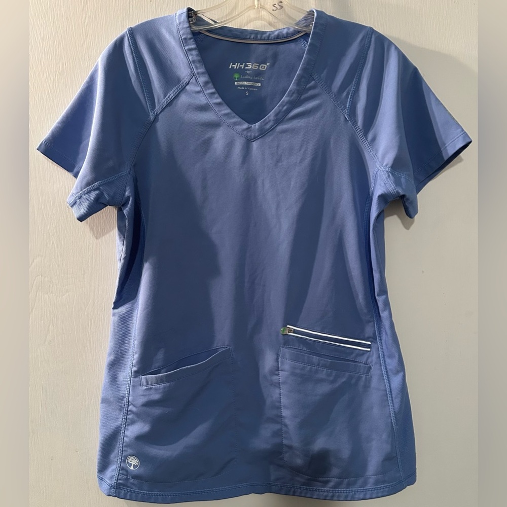 Healing Hands 360° light blue Scrub Top Size S
